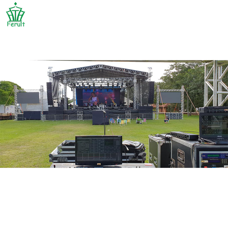 Outdoor Concert Event Mobile Stage Performance Exhibition Square Lighting Sound Bolt Spigot Trade Fair Tent Aluminum Truss