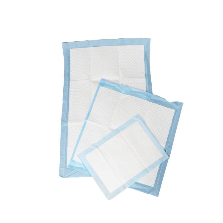 SJ Manufacturer Organic Incontinence Non-woven Absorbent OEM Disposable Adult Hospital Nursing Underpad Bed Pad