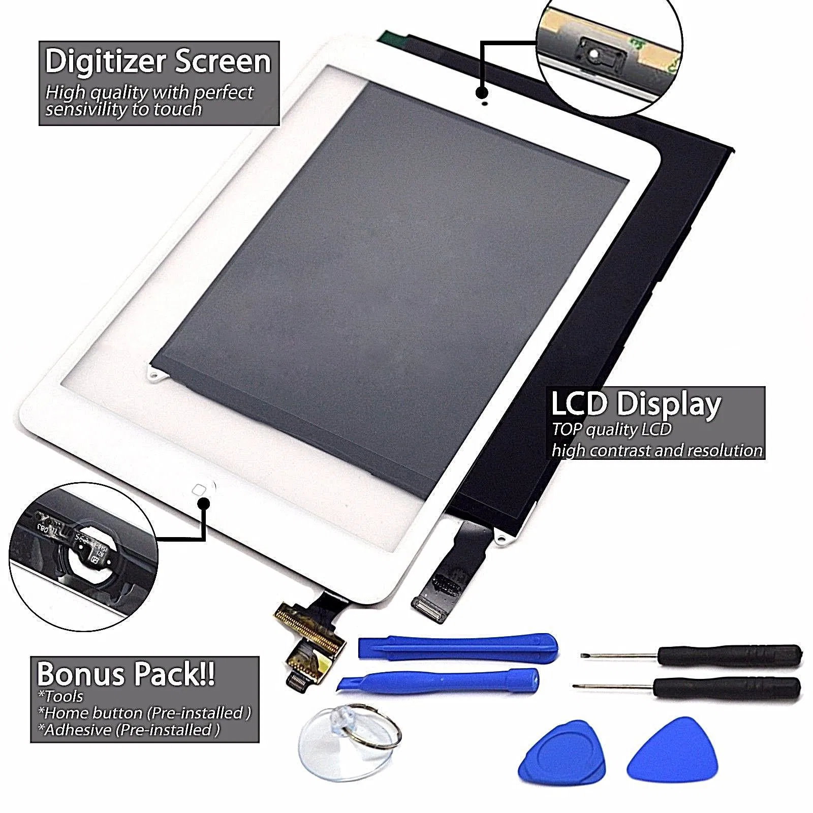 Original LCD Glass Touch Screen for iPad Mini 3/4 Display