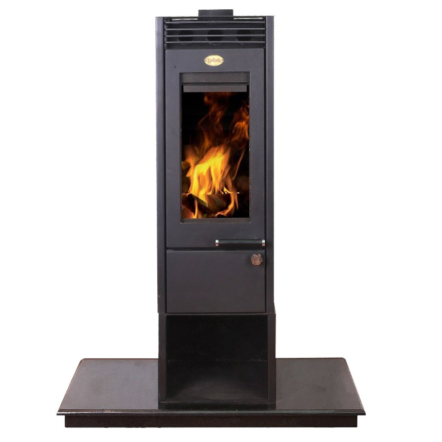 China Made Wood Fireplace with 3 Sided Glass