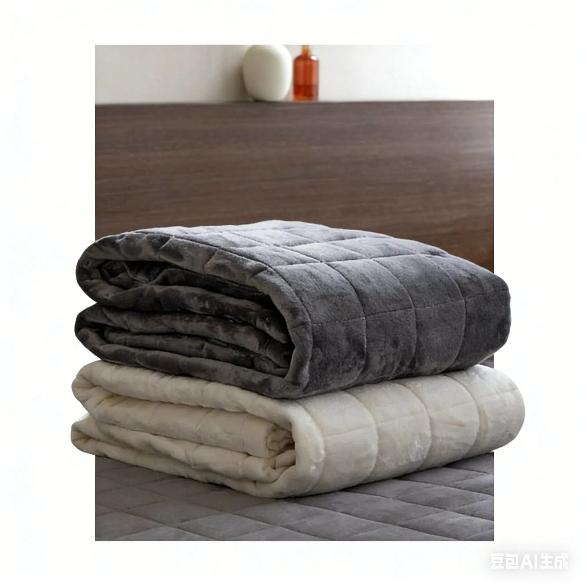 Warm Soft Long Hair Fleece Quilted Microfiber Mattress Cover Protector Pad
