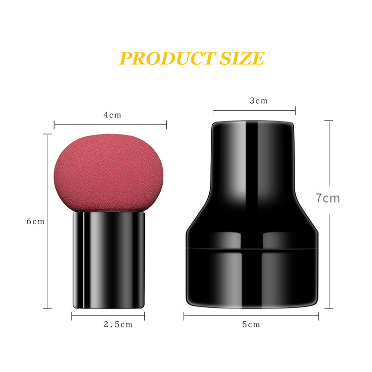 Round Face Mushroom Head Foundation Cosmetic Powder Puff Blender Beauty Dry Makeup Wet Sponge