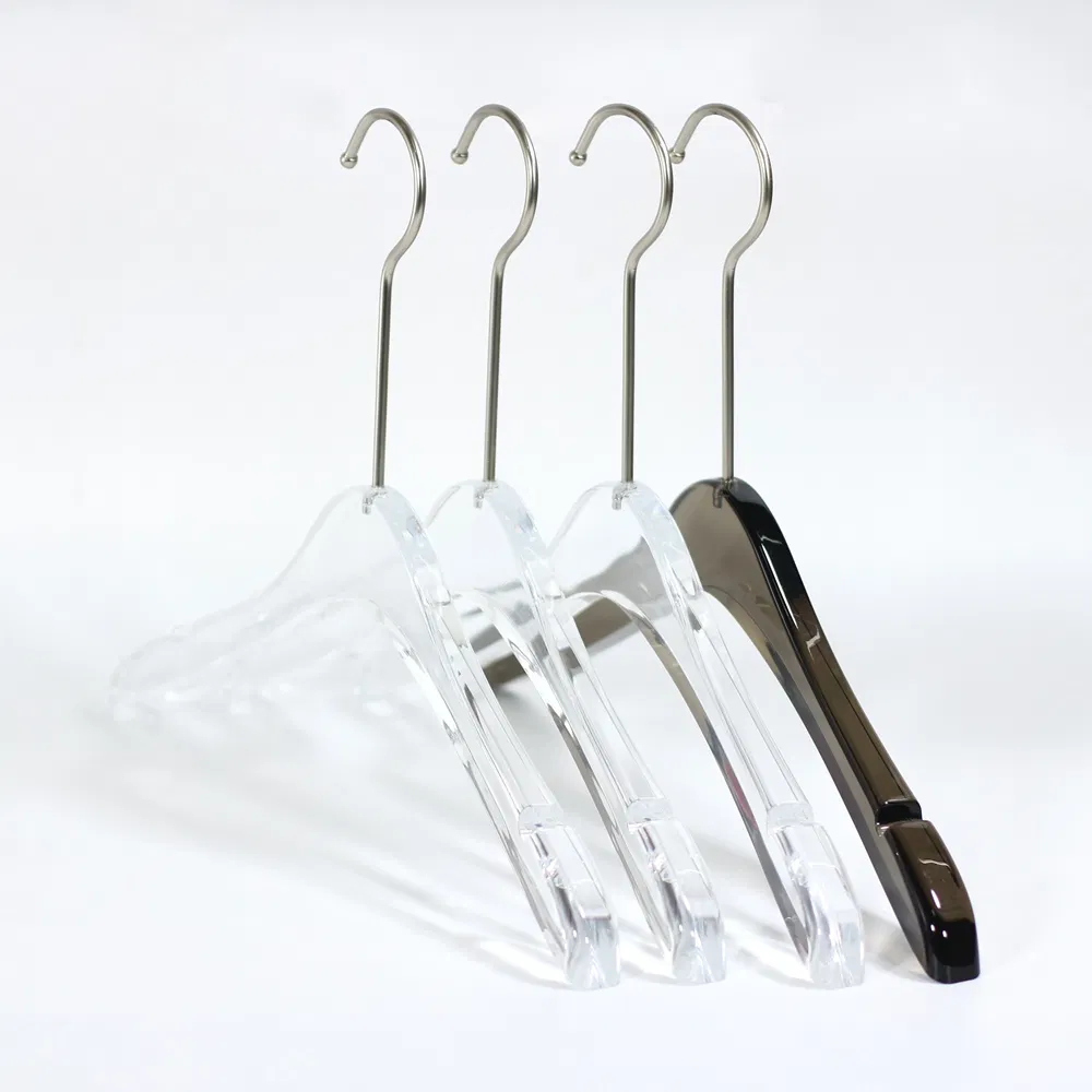 Customizable Luxury Acrylic Hangers for Fashion Show Exhibitions and Displays