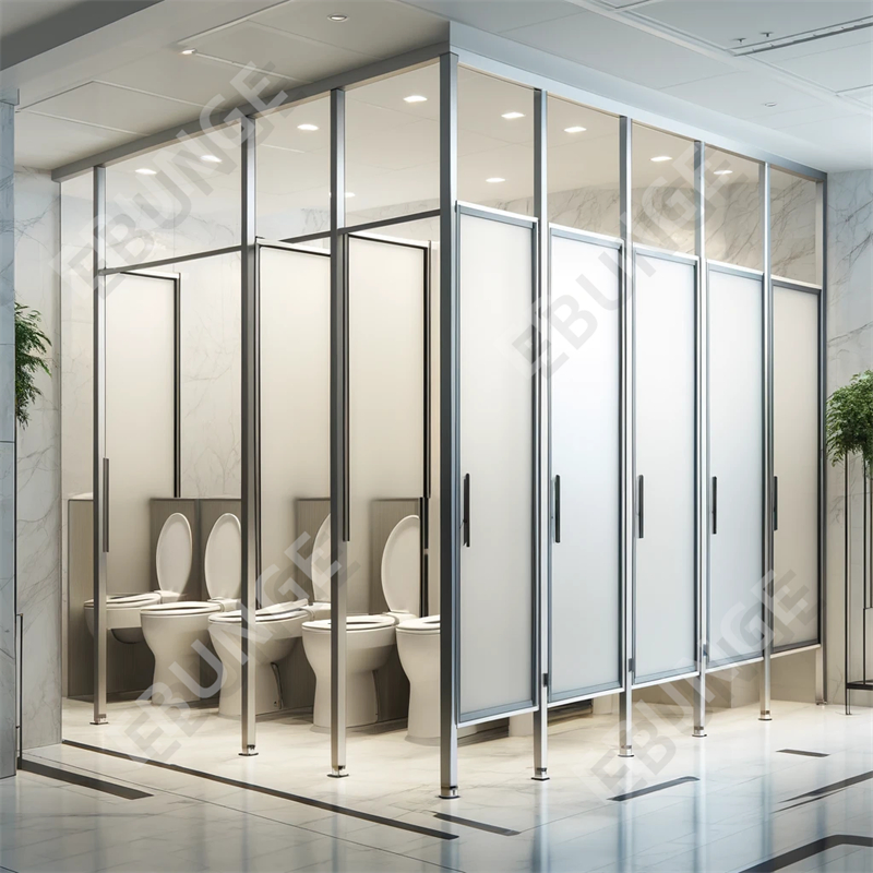 Public HPL Compact Laminate Washroom Cubicle Toilet Partition