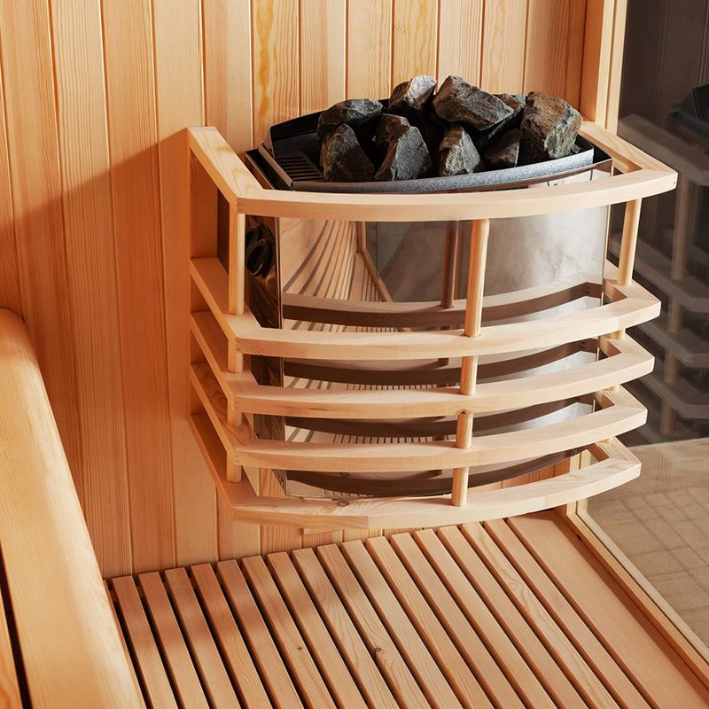 Сауна Hydrorelax Luxury из массива дерева на 3-5 человек