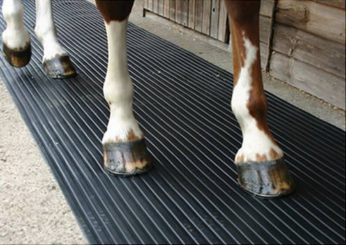 20mmx6'x4' Factory Pig Anti-Slip Wear-Resistant Rubber Cow Mat