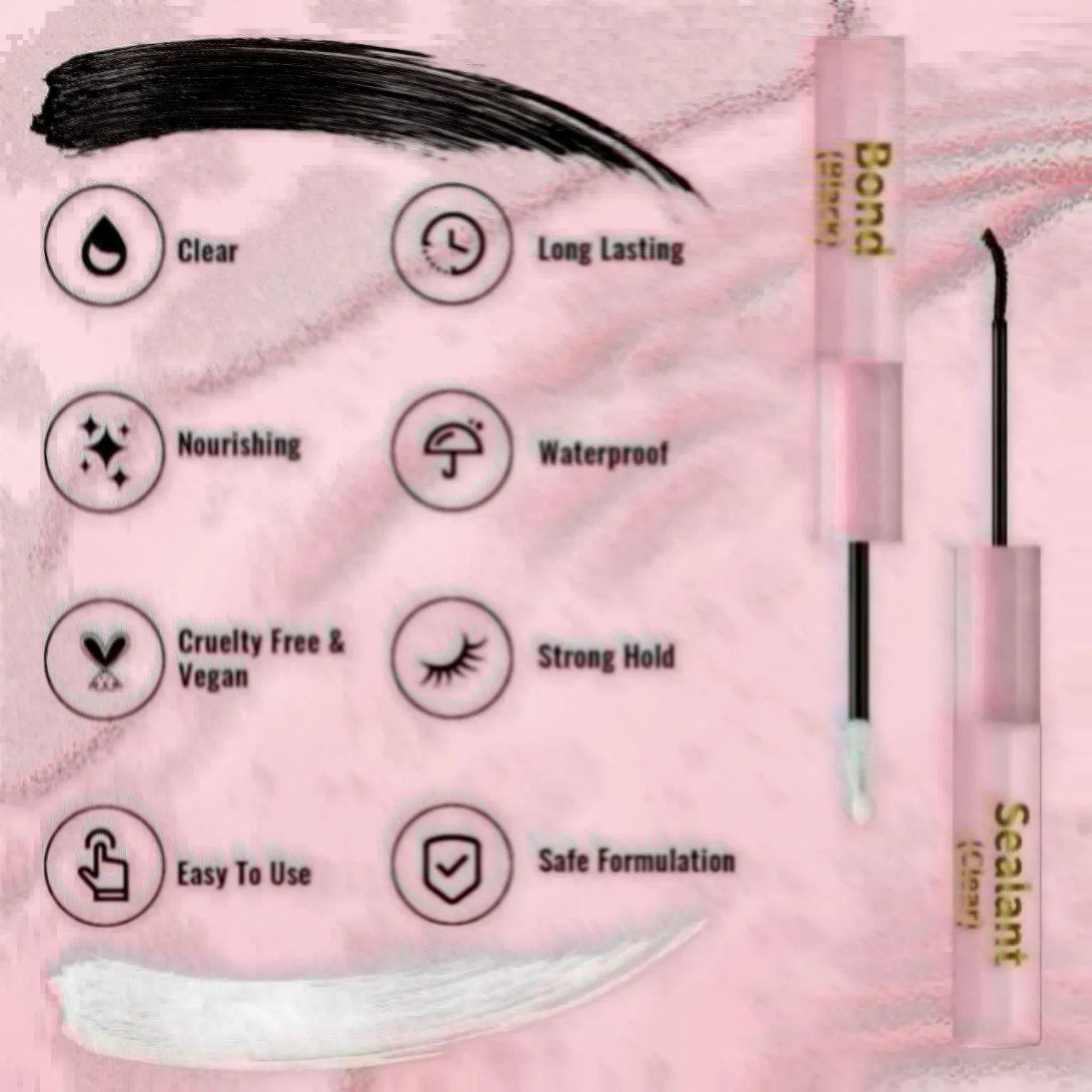 Eyelash Extension Seal with 2-in-1 Glue for Maximum Hold