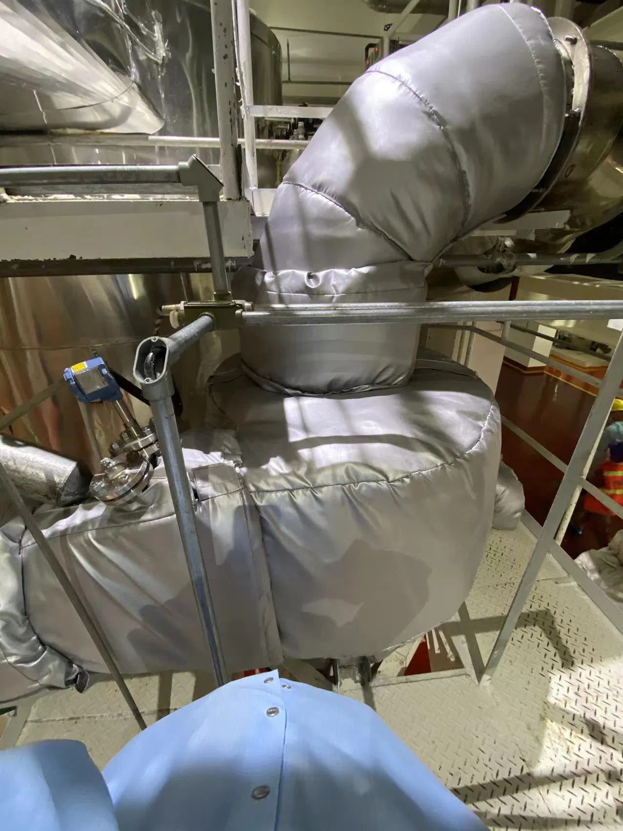 Customized Pipe Reusable Fiberglass Removable Cover Insulationptfe Thermal Insulation Jacket