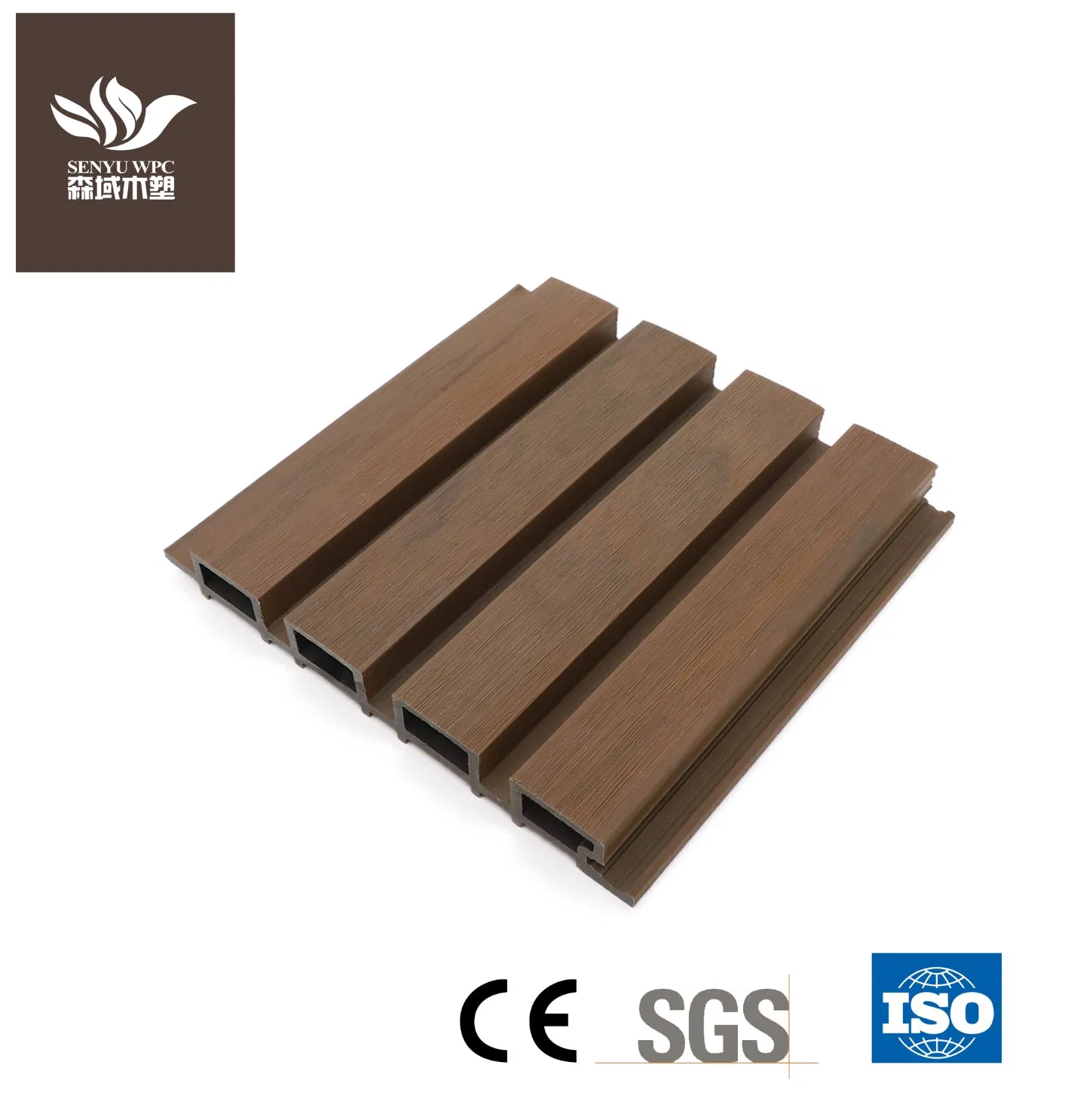 Outdoor Co-Extrusion Composite Cladding Exterior WPC Wall Panel