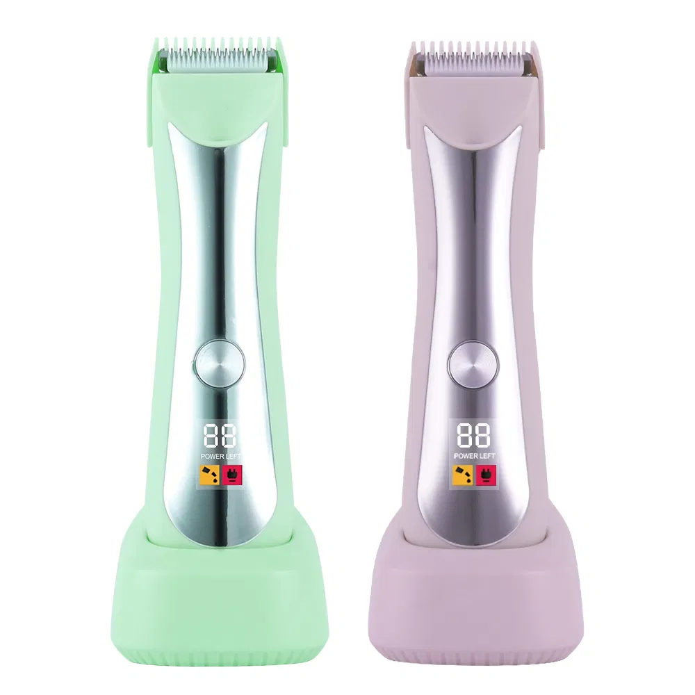 Wholesale Waterproof Electric Hair Clipper Pubic Trimmer Wet/Dry Balls Trimmer Body Hair Trimmer for Men