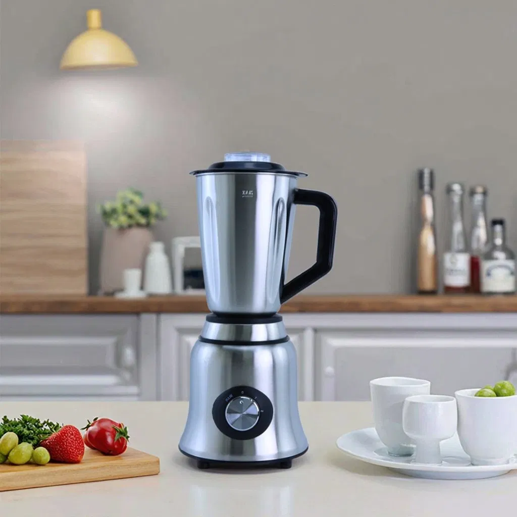 Portable 3-in-1 Masticating Juicer and Blender 1.5L Stainless Steel Grinding Jar - Perfect for Outdoor Adventures