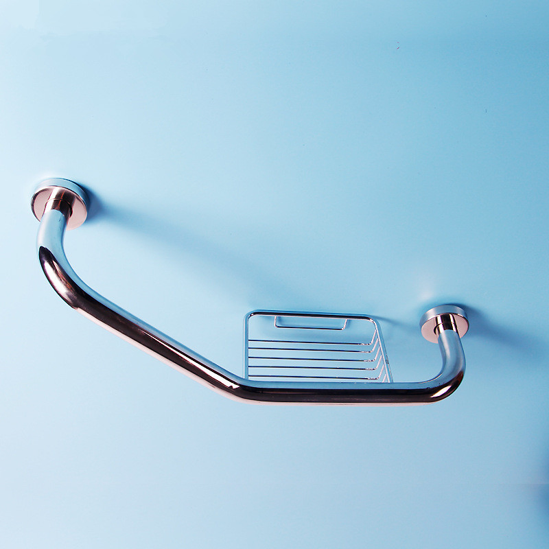 Stainless Steel Safety Grab Bar Bathroom Shower Grab Bars with Soap Dish Holder
