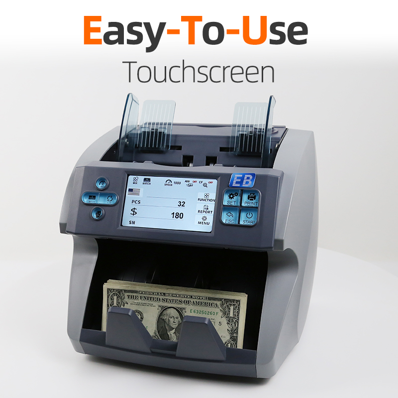 LD-6000 Mix value currency banknote counter with UV/MG/IR/2CIS Fake money detector counter