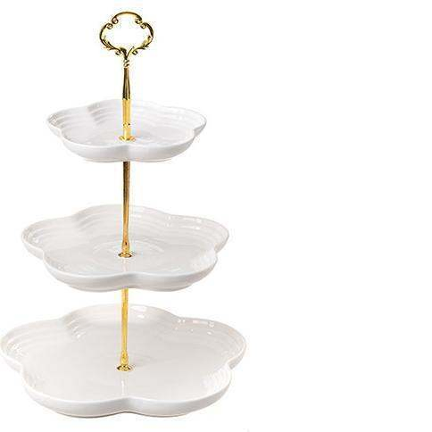 Nordic Multi-Layer Ceramic Fruit Tray, Afternoon Tea Dessert Table, Cake Tray