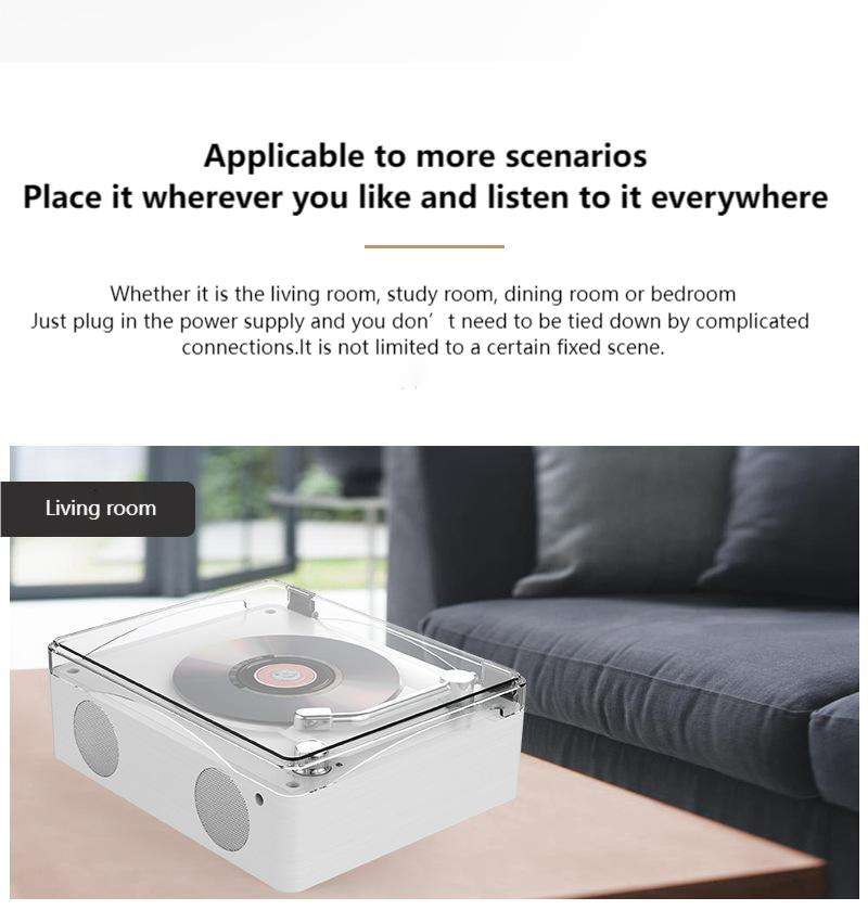 New Antique Phonograph Multi-Function Vinyl Record Player Classic Music Bluetooth Speaker Vintage Gramophone