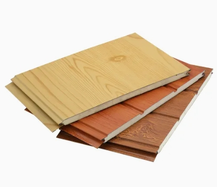 16mm PU Sandwich Panel Villa Exterior Wall Decorative Thermal Insulation Easy to Install Metal Carved Panel