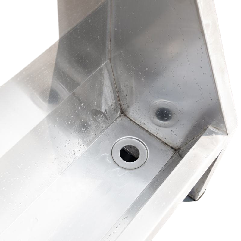 Customized Pedestal Floor Standing Sensor Stainless Steel Urinal for School Pavilion