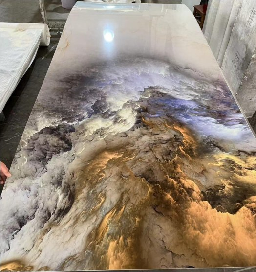 3D Wall Panel for Wood Veneer Charcoal Panel Carbon Crystal Board