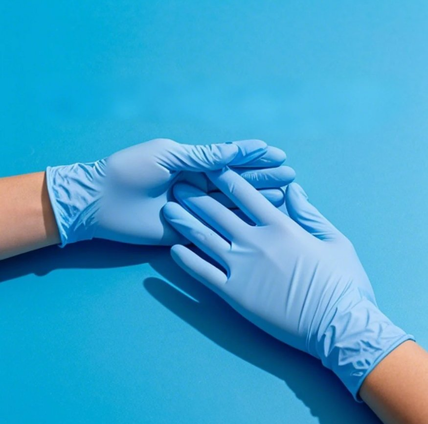 Disposable Nitrile Gloves for Sanitation Laboratory Use Non Sterile
