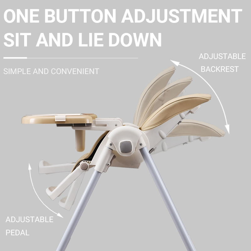 Hot Selling One Hand Folding Detachable OEM Baby Stool High Chair