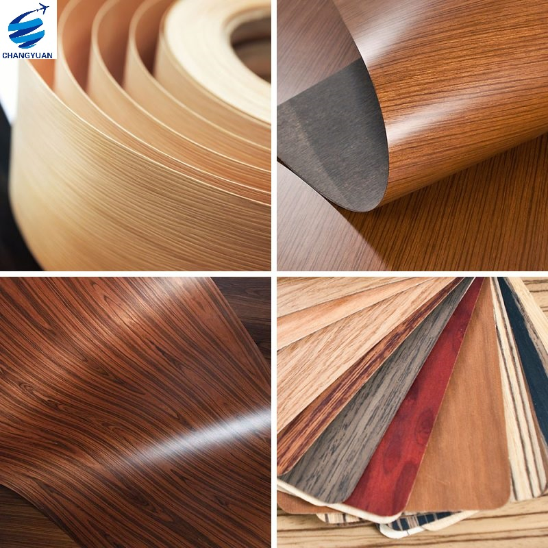 New Design Veneer Decoration Material Melamine Sheet Wood Grain Furniture Decorative Series Hot-Press Lvp Laminated Veneer Paper