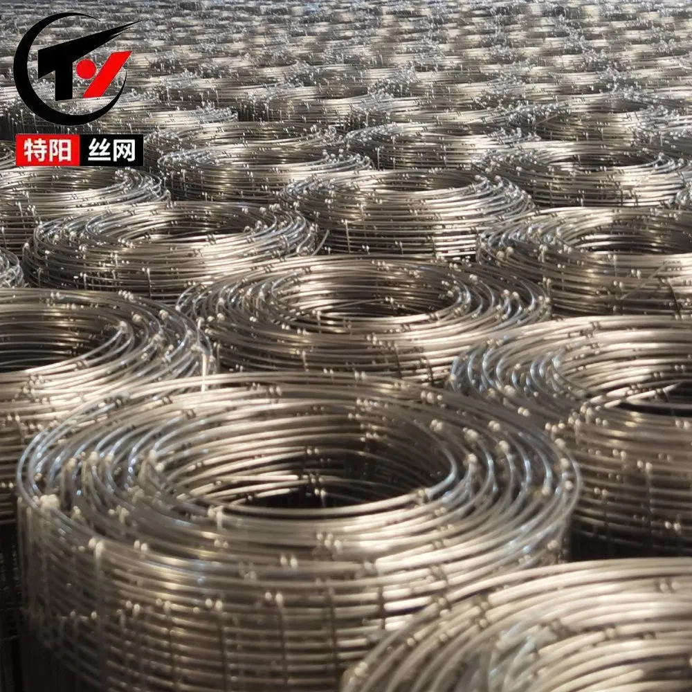 Welded Wire Metal Mesh Panels, Wire Fencing Panels for Guardrail, Fence, Farm - Galvanized Steel, Custom Sizes, Durable, Factory Price