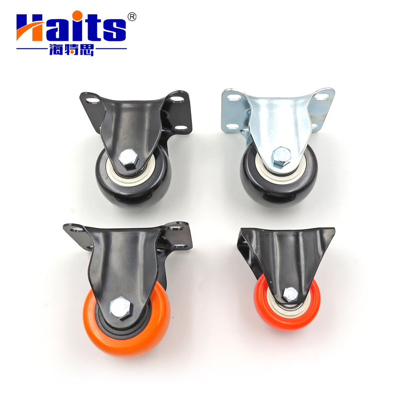 Medium Duty Swivel Casters Nylon Wheel Total Load 800lbs Easy Installation