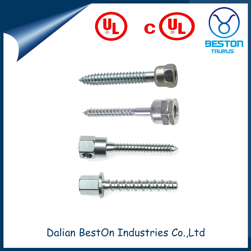 Dalian Beston OEM Customized 3/8" Rod Size 8020957 Part Number Swg 10 Model 1/4 X 1" Screw Descriptions 622 (Fir) Ultimate Pullout (Lbs) Sammy Screws for Metal