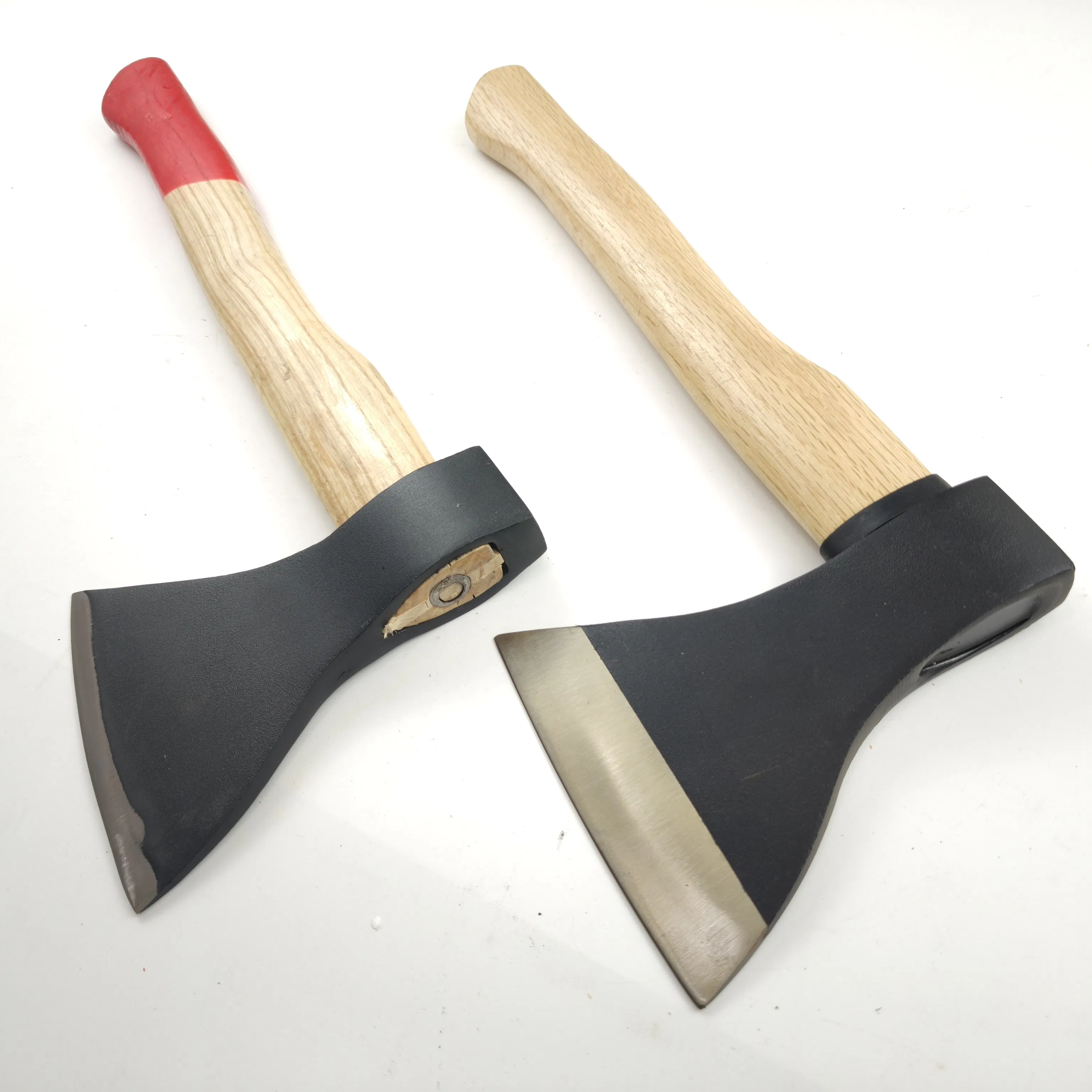 High Carbon Steel Full Polished Axe Head with Comfortable Fiberglass Handle for Outdoor