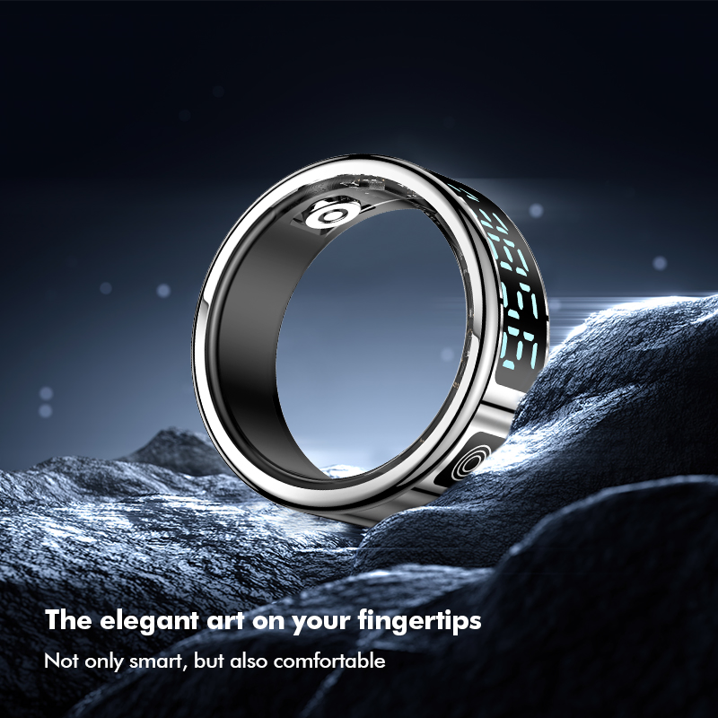 Умное кольцо для мониторинга здоровья с экраном