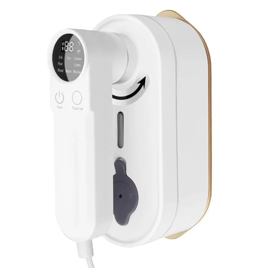 Compact Handheld Travel Fabric Steamer for Effortless Home and Travel Use