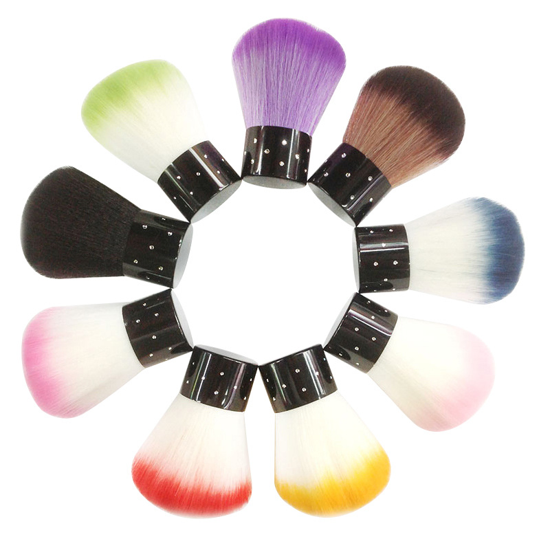 Nail Art Dust Cleaning Brush Colorful Mushroom Brush Makeup Brush