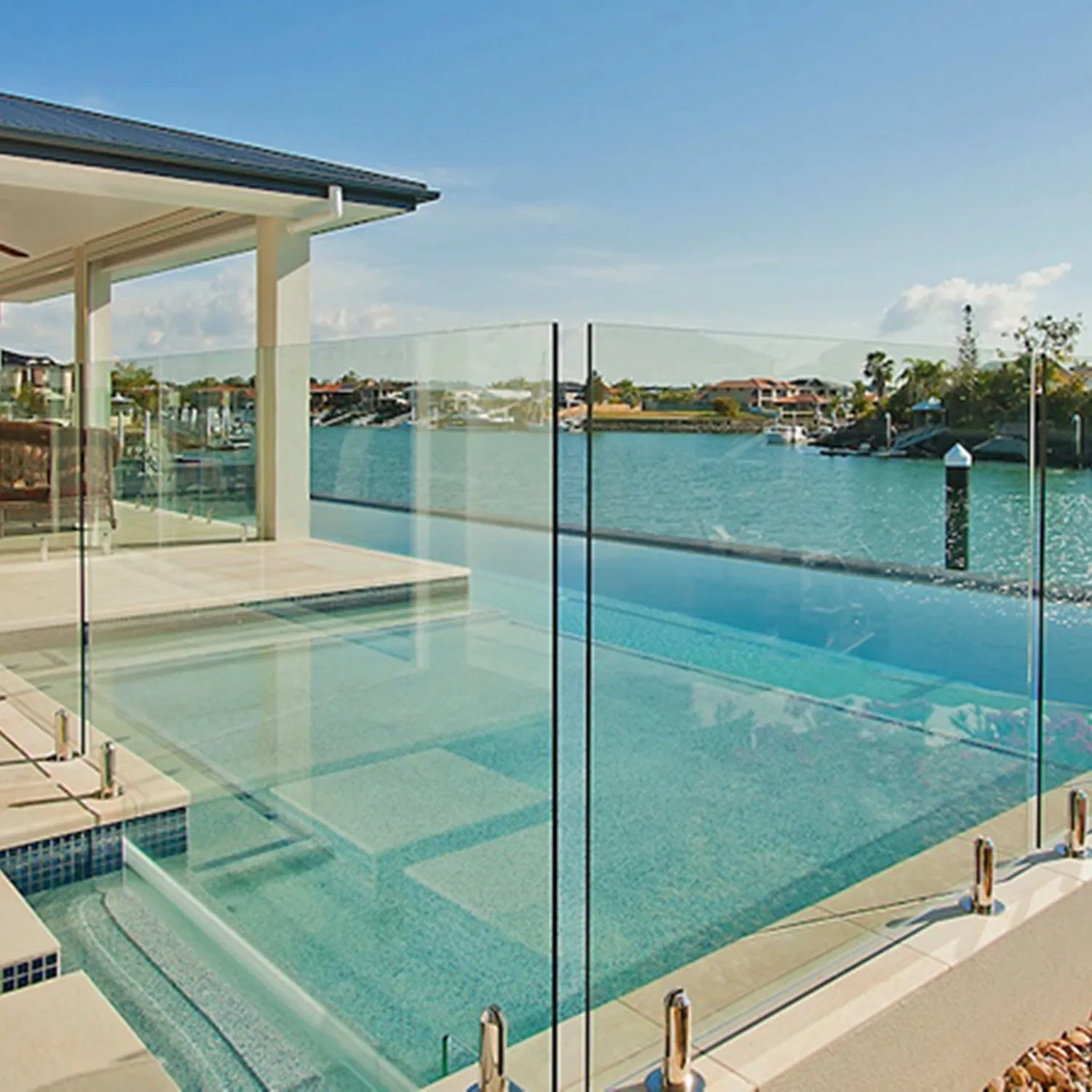 Modern Customized Stainless Steel Railing Fitting Pool Fence Balustrade Spigot