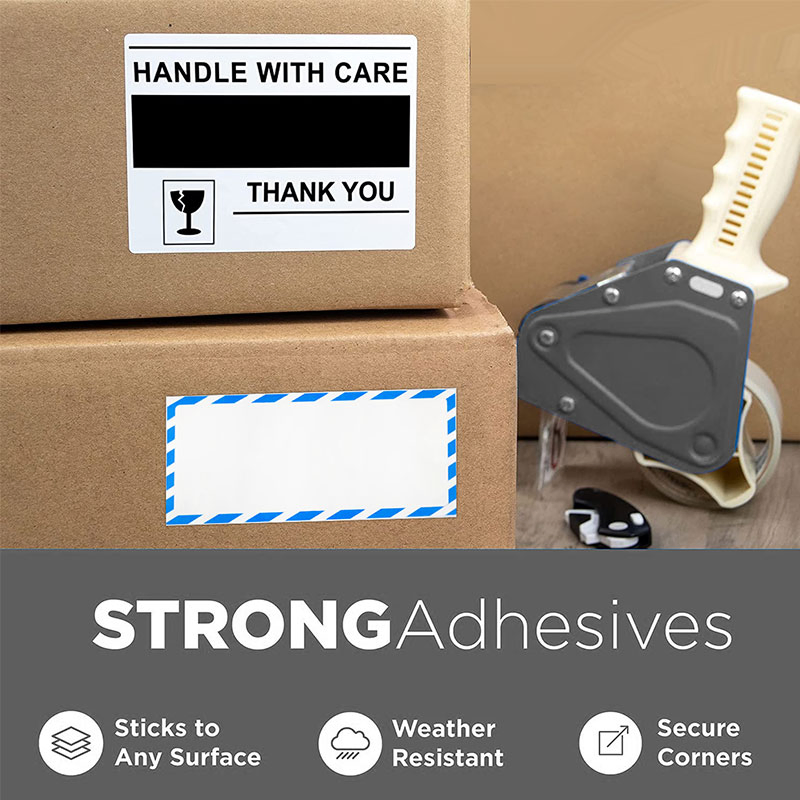 Custom Direct Thermal Printing Label for Color Name Card Office Adhesive Label