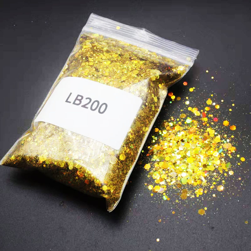 Chunky Loose Bulk Glitter Holographic Chunky Glitter Mix Sequins Makeup Glitters