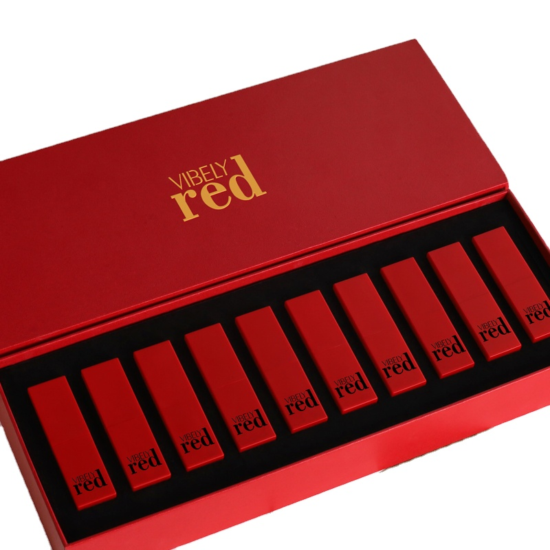 OEM/ODM Factory Makeup Red Smooth Waterproof Lasting Velvet Matte Lipstick Set
