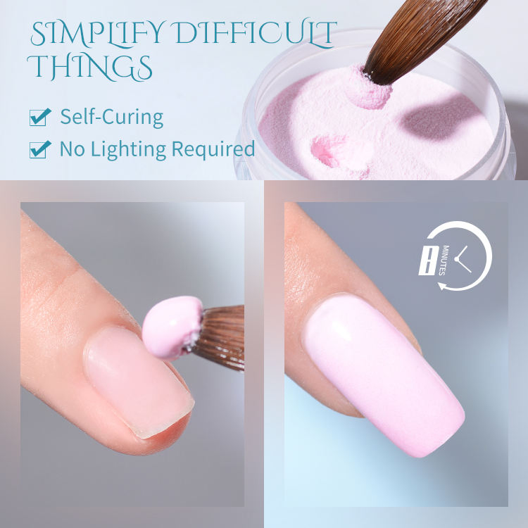 Acrylic Powder Private Label 1oz 2oz 4oz 8oz Nail Supplies Powder Nail Extension Acrylic Color Powder for Nails