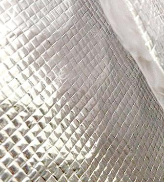 Reflective-Fire-Retarded Aluminum Foil Woven Bubble White PE Film for Wall Insulation
