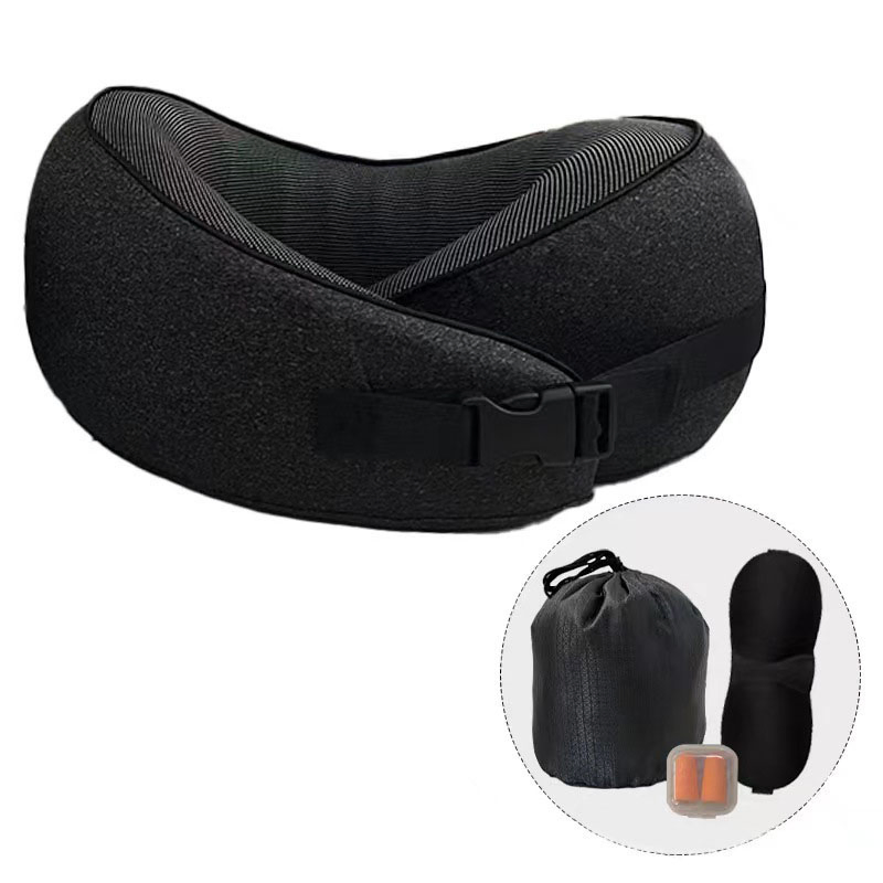 2024 New Comfortable with Breathable 360 Degree Neck Pillow Essential Items for U-Shaped Office Travel with Business Trips Neck Pillow