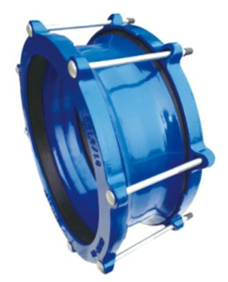 DIN BS Jrs DN250 10" Universal Wide Range Flexible Ductile Iron Straight Coupling