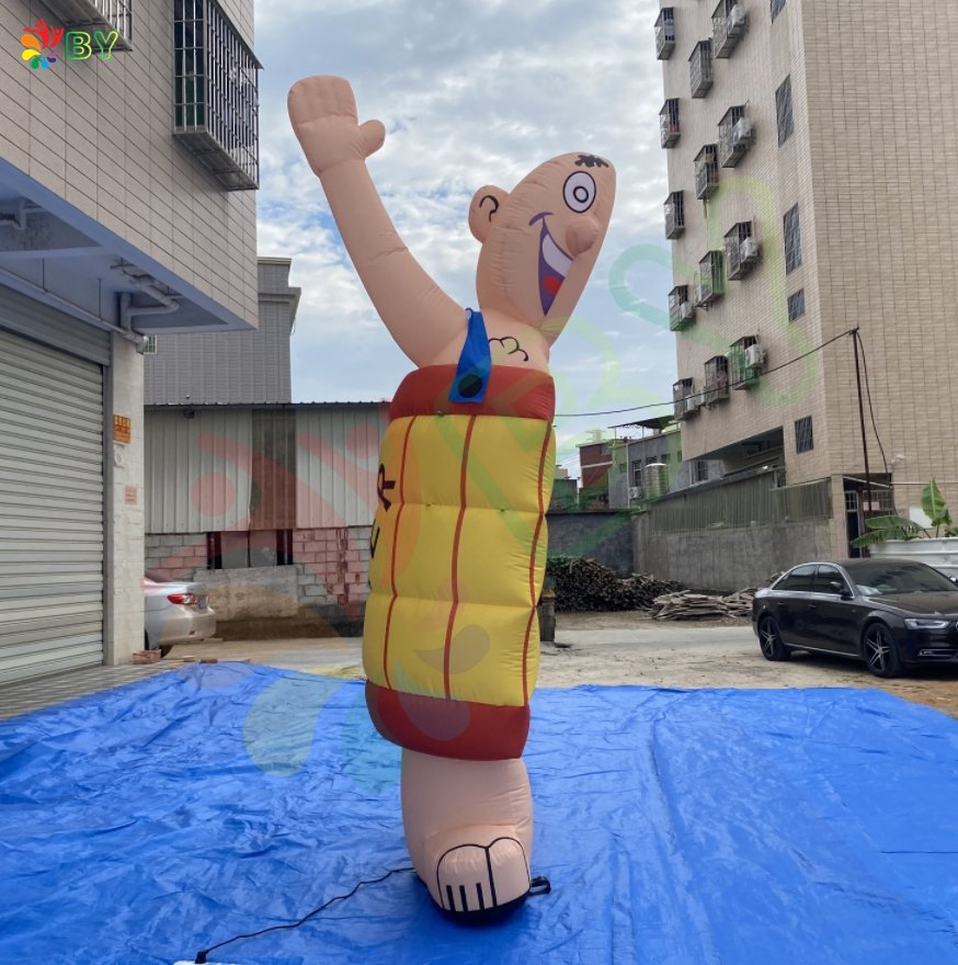 Hot Sale to Holland Inflatable Opblaasbaar Half Abraham Doll Balloon for Hire