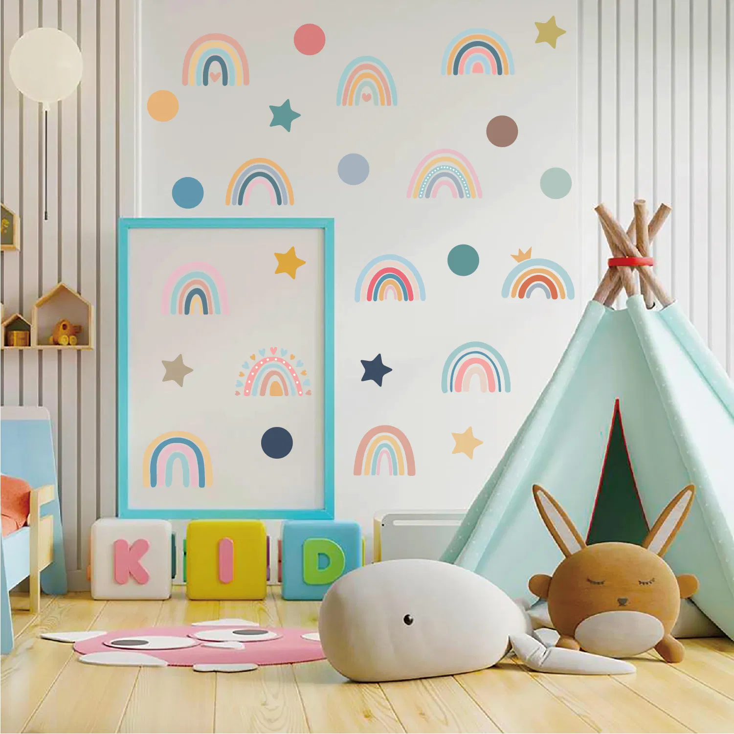 Custom Self-Adhesive Removable Printing Decal PVC Vinyl Waterproof Home Decoration Children Wall Sticker for Kids Room Walls