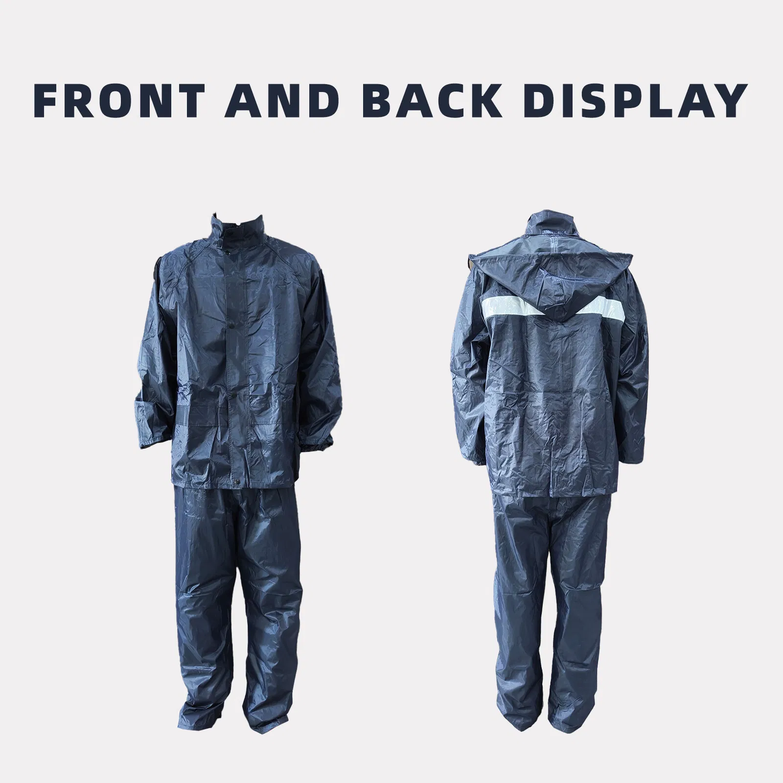 Unisex Waterproof Rain Suits Raincoats Rain Gear Jacket Pants Rainwear