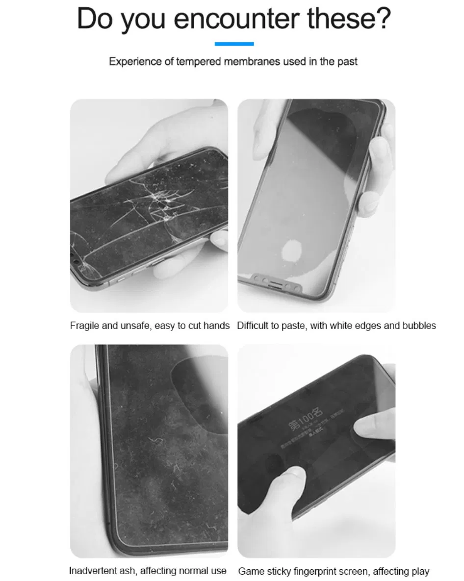 Unbreakable Mobile Phone Screen Protector Diamond Protective Film for Huawei for Samsung