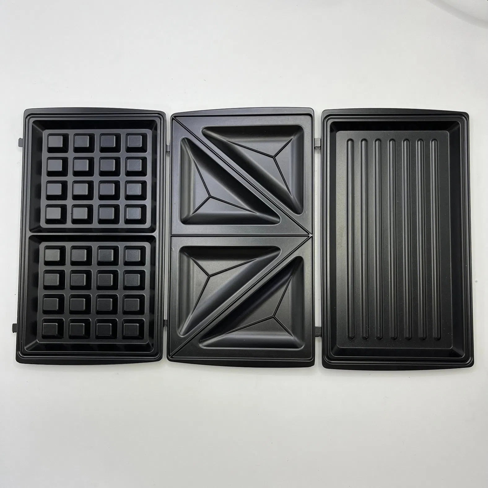 Detachable Sandwich Maker 6 in 1 Waffle Grill Shell Nutty Donut Plates