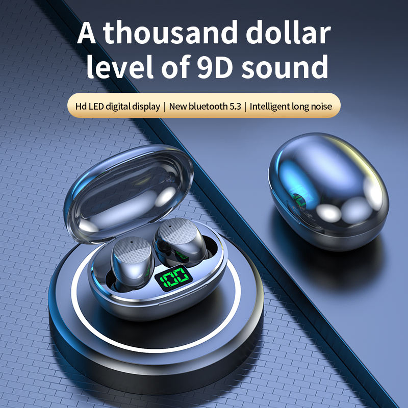 Наушники TWS K20 Hi-Fi с шумоподавлением, белые/черные