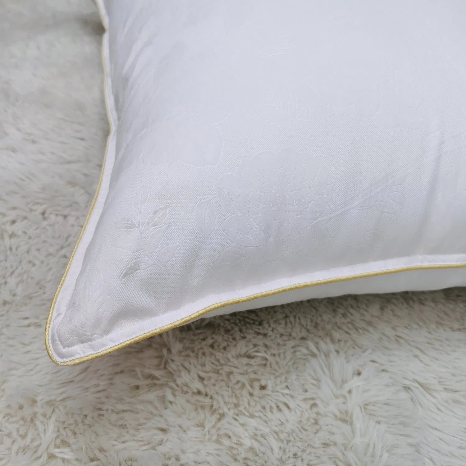 100% Cotton Embossed Fabric Cushion Pillow