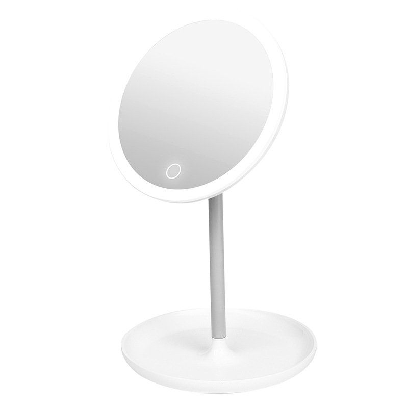 Greenfrom 5X Magnifying Vanity Mirror LED Lights 3 Lighting Modes Dimmable 90 Degree Rotation Touch Screen Gmx1609