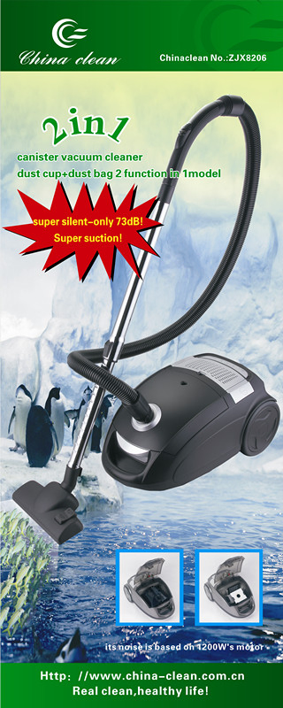 Sustainable Eco-Friendly Vacuum Cleaner for Quiet Home Use