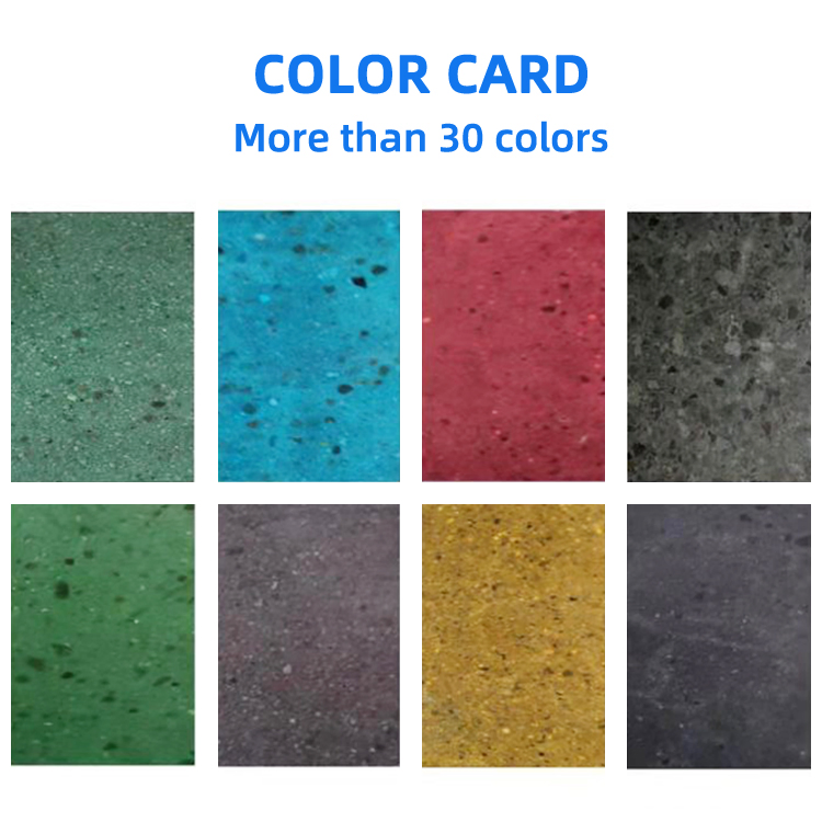 Multi-Surface Concrete Coloring Agent Cement Terrazzo Aggregate Floor Coating Odorless Nano-Technology Concrete Dyeing Agent